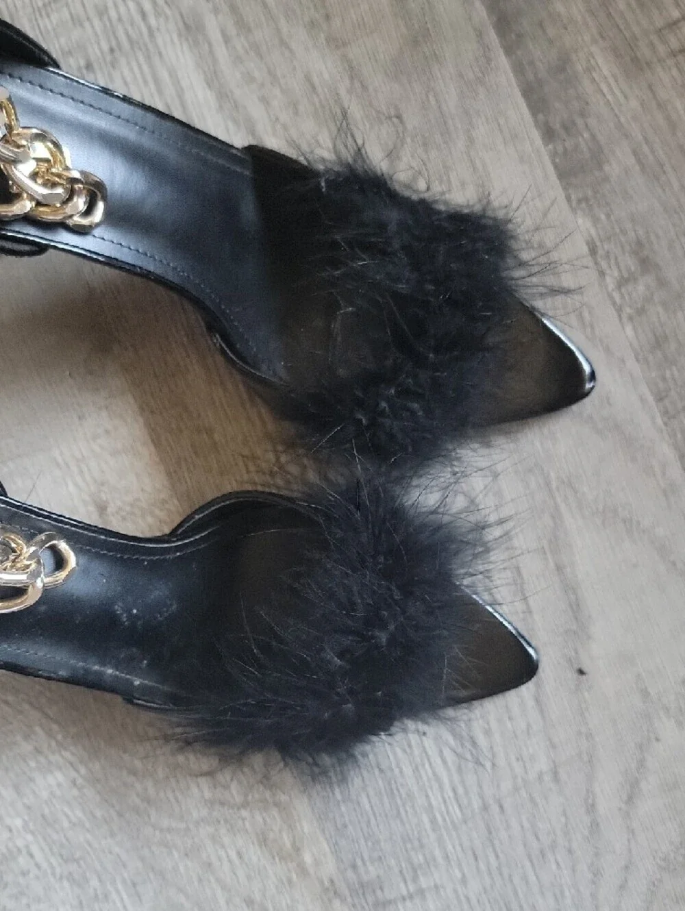 Fashion Nova Size 11 Amalia Chain Heels